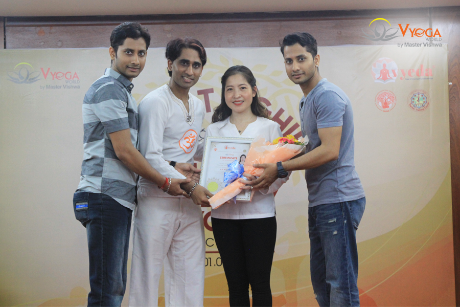 Graduation Ceremony - Hatha Therapy Yoga TTC 200 Hours