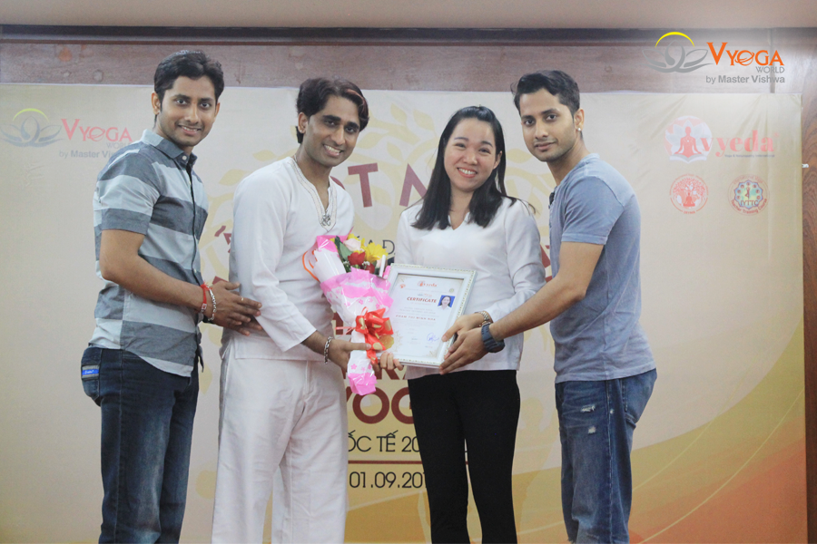 Graduation Ceremony - Hatha Therapy Yoga TTC 200 Hours