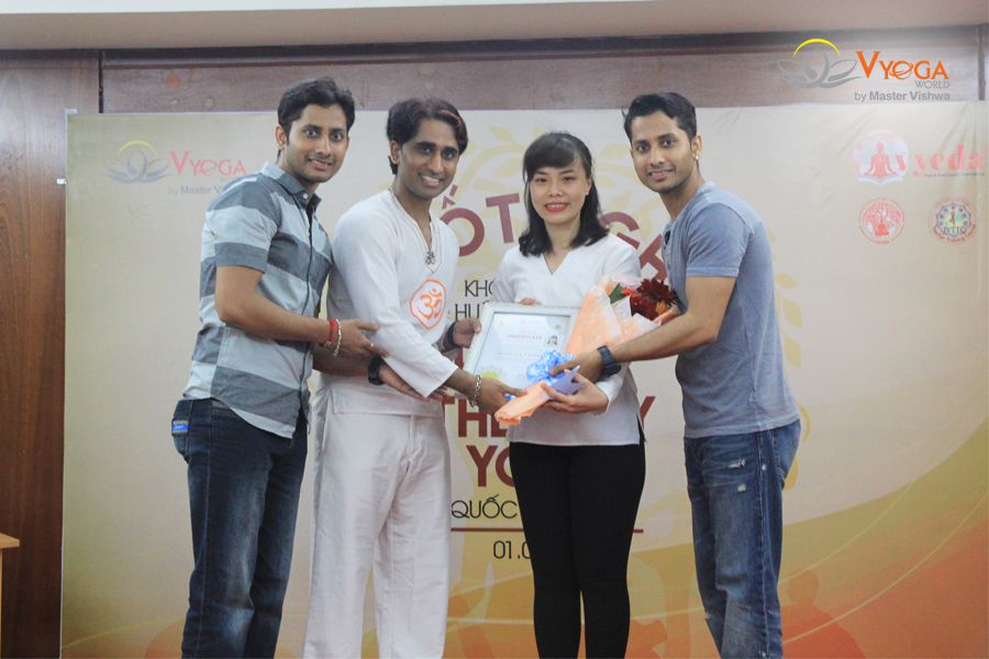 Graduation Ceremony - Hatha Therapy Yoga TTC 200 Hours