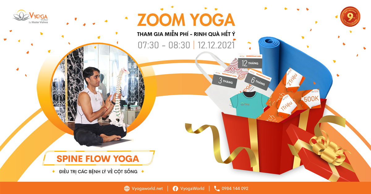 Zoom Yoga | Tham Gia Miễn Phí - Rinh Quà Hết Ý | Master Vishwa