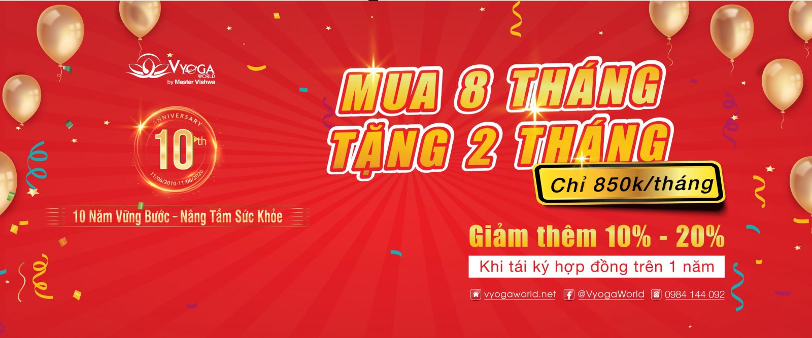 10 NĂM VỮNG BƯỚC - NÂNG TẦM SỨC KHỎE