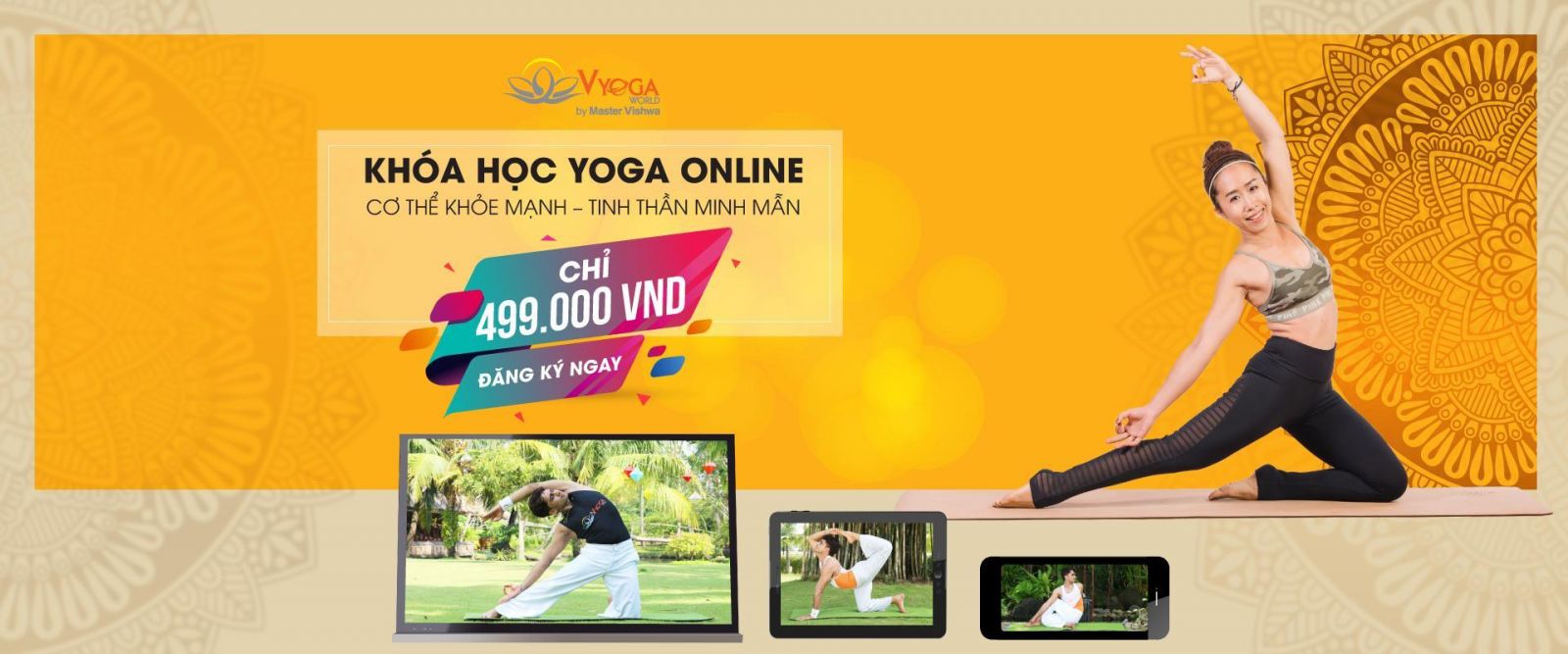 HỌC YOGA ONLINE CÙNG CHUYÊN GIA